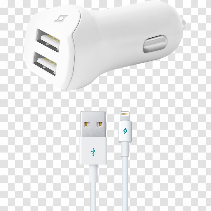Battery Charger Micro-USB Lightning AC Adapter - Usb - USB Transparent PNG