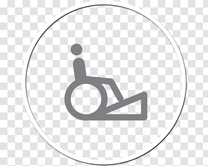 Circle Logo - Wheelchair - Sign Transparent PNG