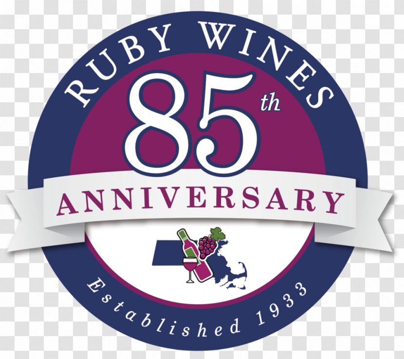 Ruby Wines, Inc. Brand Logo Organization - Purple - Wine Transparent PNG