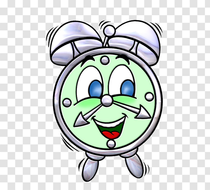 Clip Art Human Nose Product Line - Smile - Cartoon Alarm Clock Transparent PNG