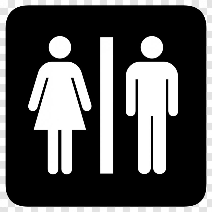 Public Toilet Bathroom - Sign - Cliparts Transparent PNG