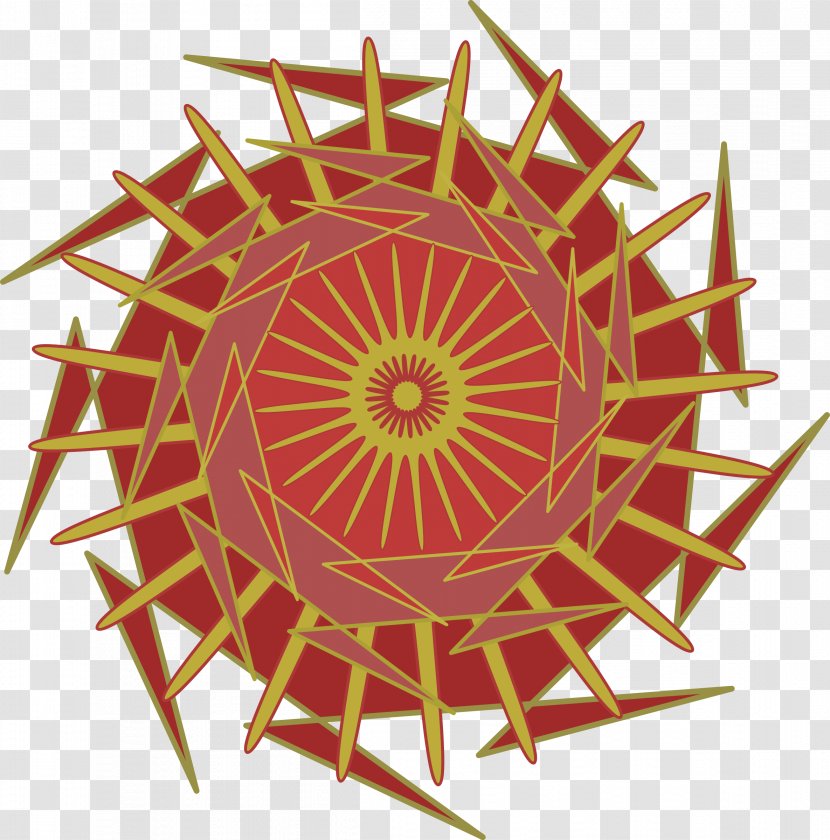 Mandala Clip Art - Symmetry - Fireball Transparent PNG