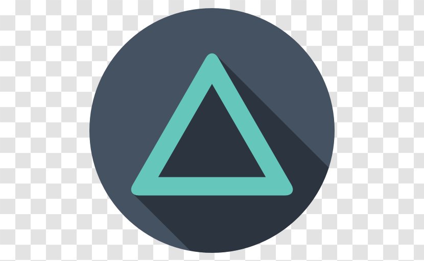 Triangle Symbol Aqua - Logo - Playstation Dark Transparent PNG