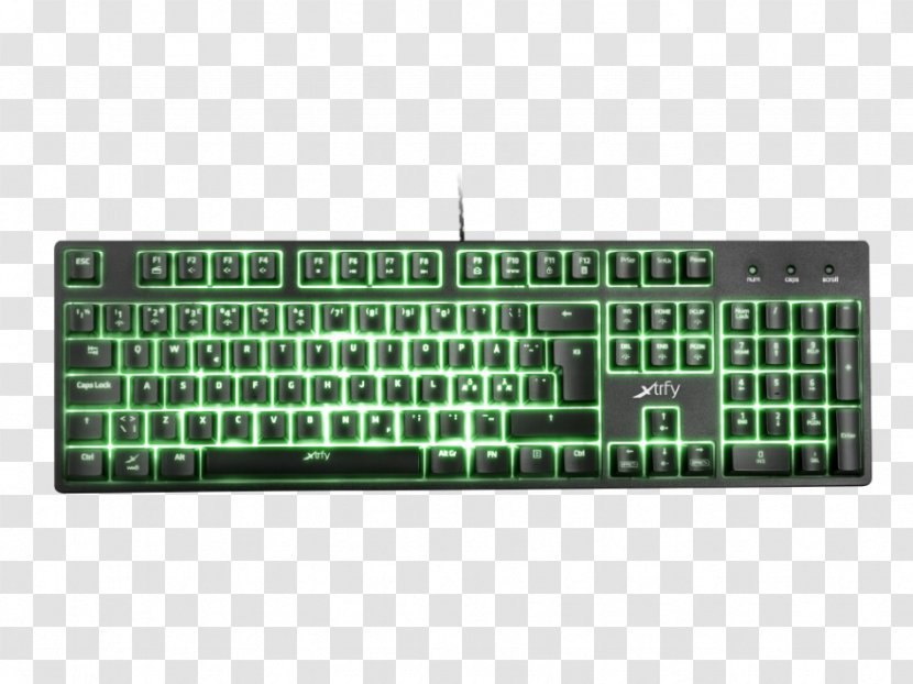 Computer Keyboard Xtrfy K2-RGB Mechanical Gaming Kailh Red Switches Uk Layout RGB Color Model Mouse Keypad - Electronics Transparent PNG