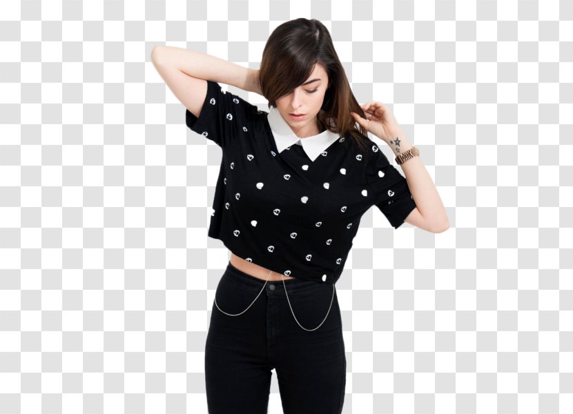 Sleeve Polka Dot Advertising Shoulder India - Black - Winter Sky Transparent PNG