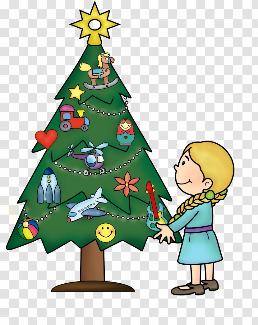 Christmas Tree Child Clip Art - Free Pictures Daquan Pull Transparent PNG