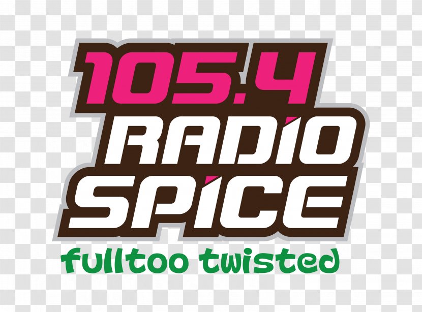 105.4 Radio Spice Logo Dubai FM Broadcasting Brand - Seasoning Spices Transparent PNG