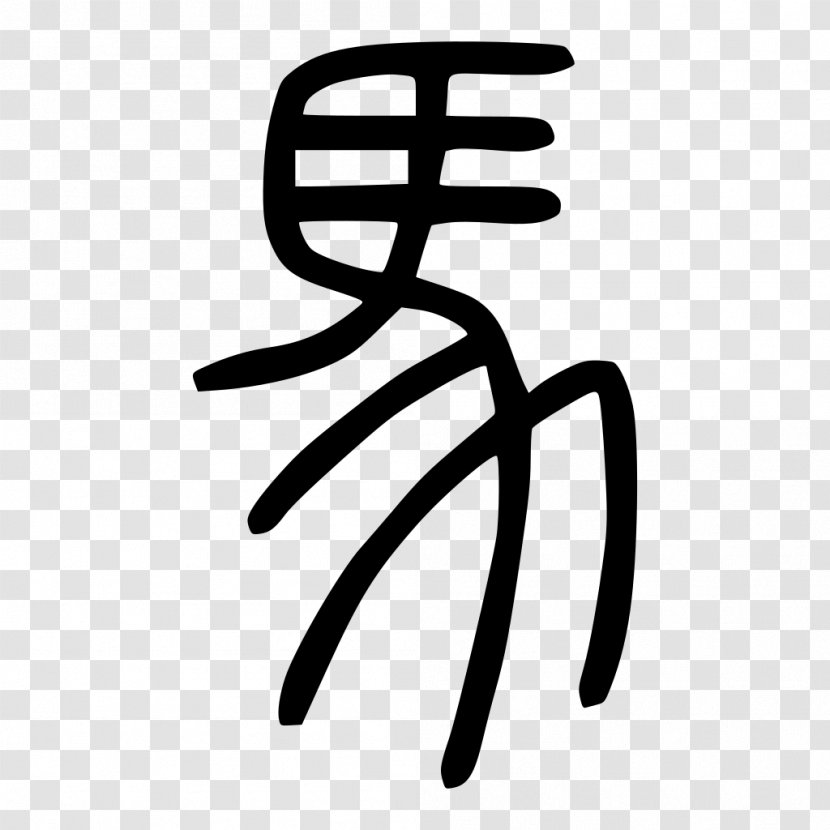 Chinese Characters Calligraphy Stroke Small Seal Script - Language - Culture Transparent PNG