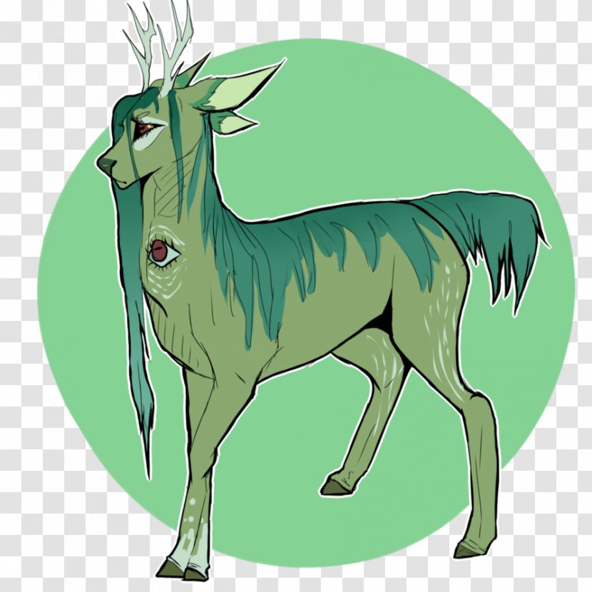 Reindeer Horse Antelope Cattle - Grass - Swamp Transparent PNG