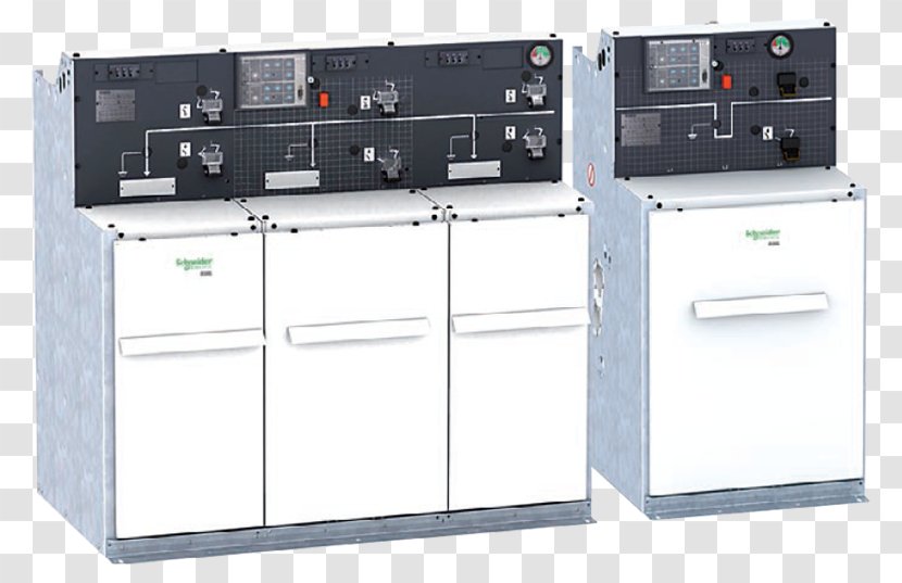 Switchgear Schneider Electric Ring Main Unit Automation Power Distribution - Energy Transparent PNG