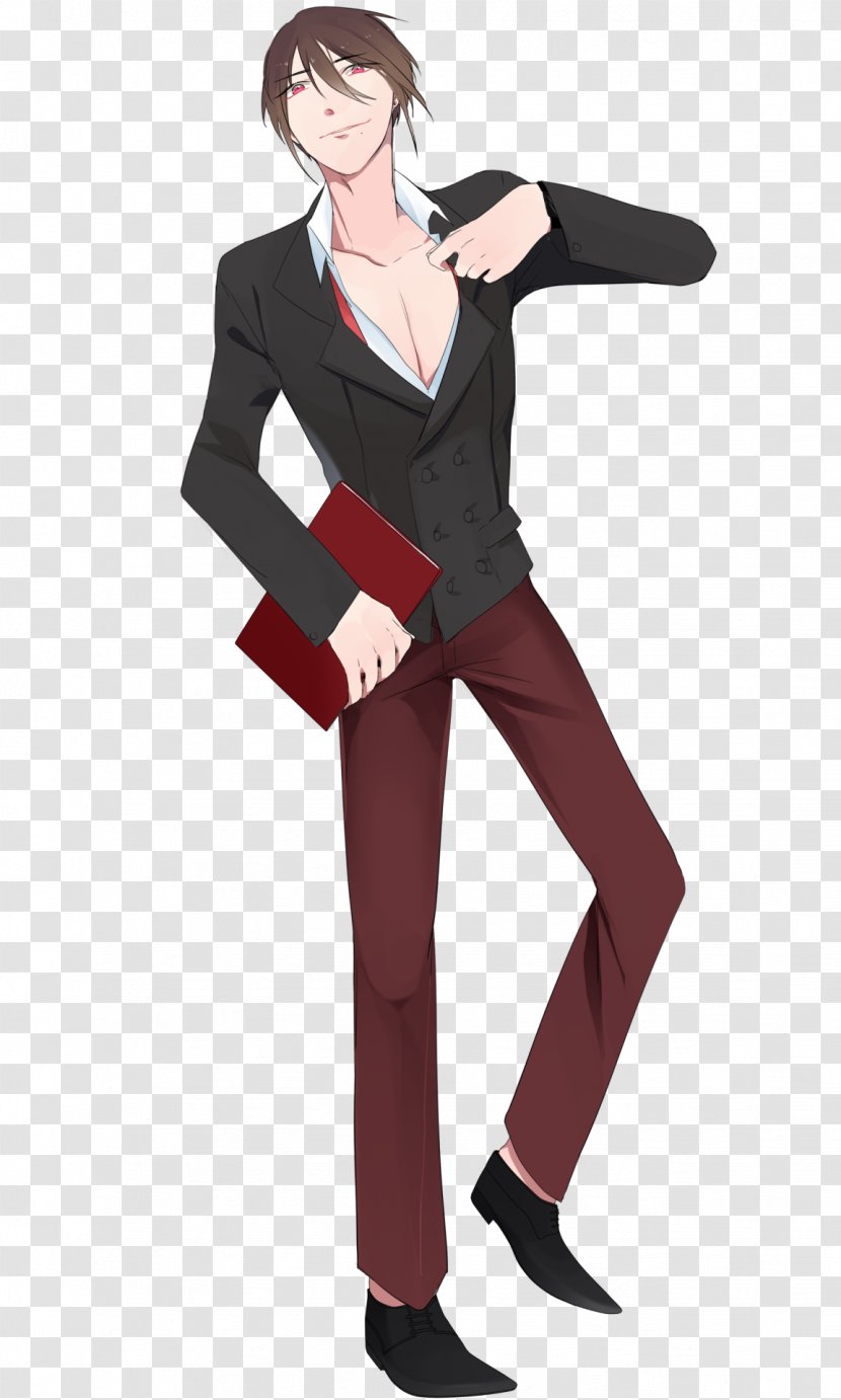 Yandere Simulator Tuxedo Video Senpai And Kōhai - Cartoon - Emo Wolf Drawings Clothes Transparent PNG