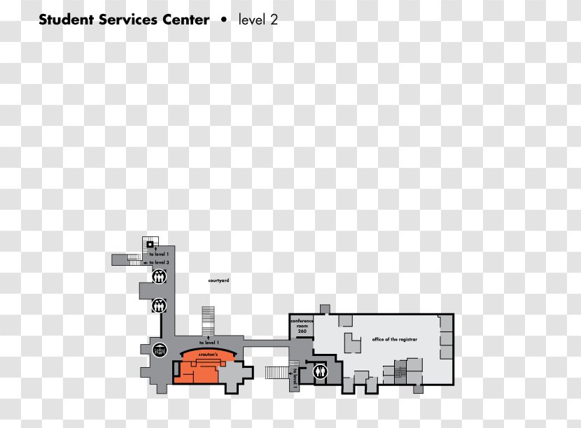 Map Student Center Services University Floor Plan - Area Transparent PNG