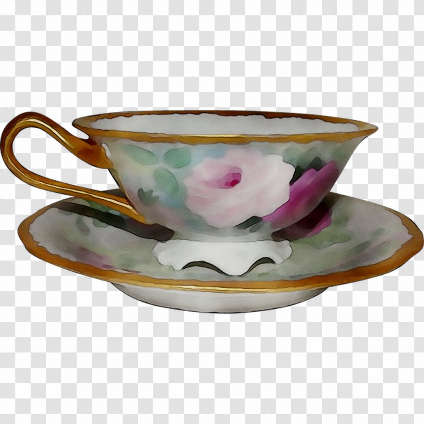 Coffee Cup Porcelain Saucer Tableware - Teacup Transparent PNG