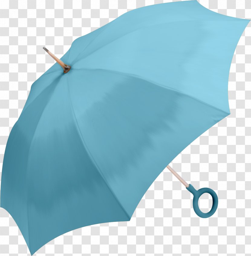 Bumbershoot Umbrella Clip Art - Turquoise Transparent PNG