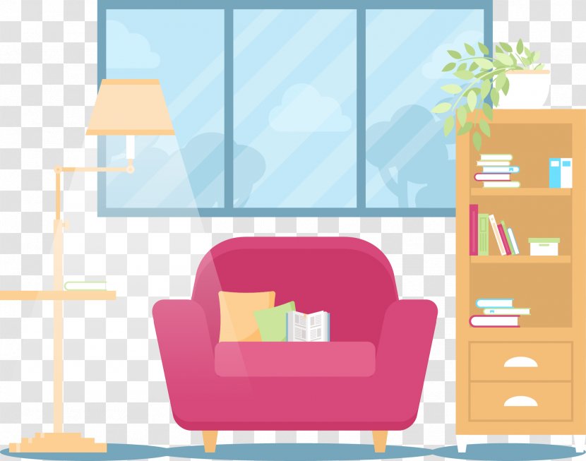 Mover Living Room Download Relocation Microsoft Windows - Chair - Vector Hand-painted Cartoon Sofa Transparent PNG