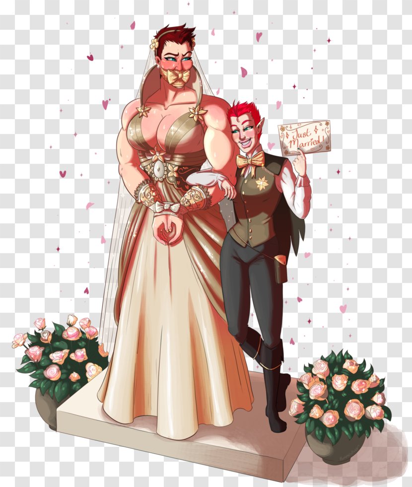 DeviantArt Marriage Wedding - Figurine - Just Married Board Transparent PNG