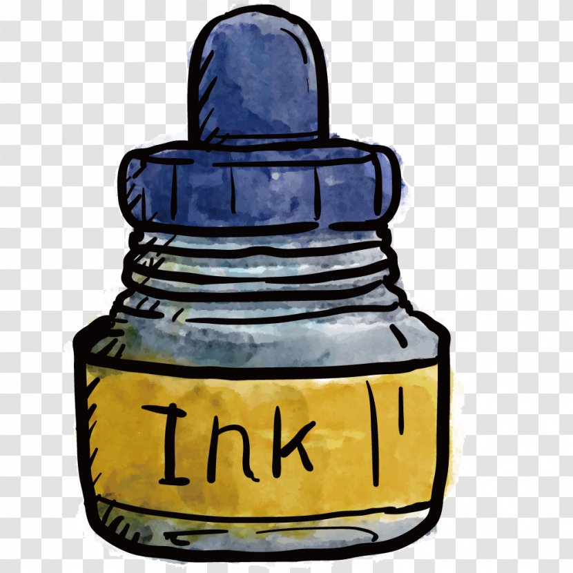 Painting Art Download Icon - Drawing - Vector Ink Bottle Child Transparent PNG