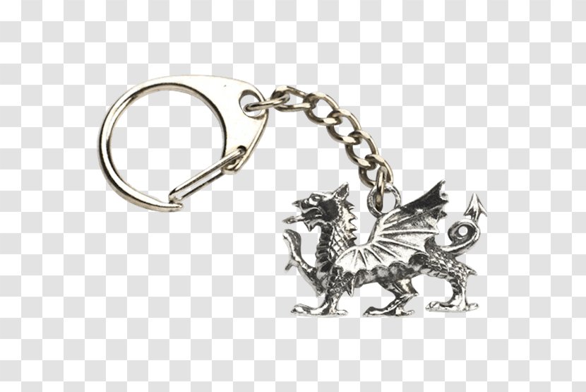 Key Chains Welsh Dragon Keyring - Metal Transparent PNG