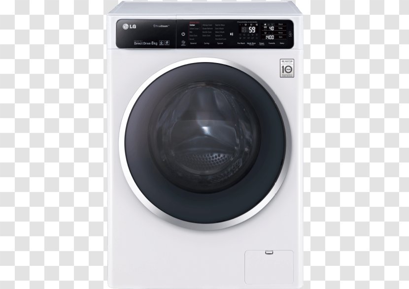 Washing Machines LG Electronics F14U1JBS Corp F14U1TBS2 Frontlader Waschmaschine - Lg - Major Appliance Transparent PNG
