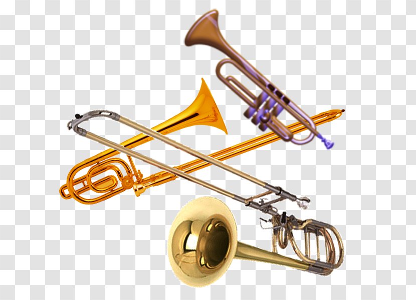 Trumpet Metal Tuba Material - Heart Transparent PNG