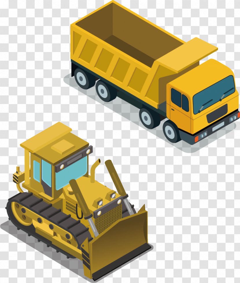 Stock Photography Illustration - Heavy Machinery - Excavator Transparent PNG