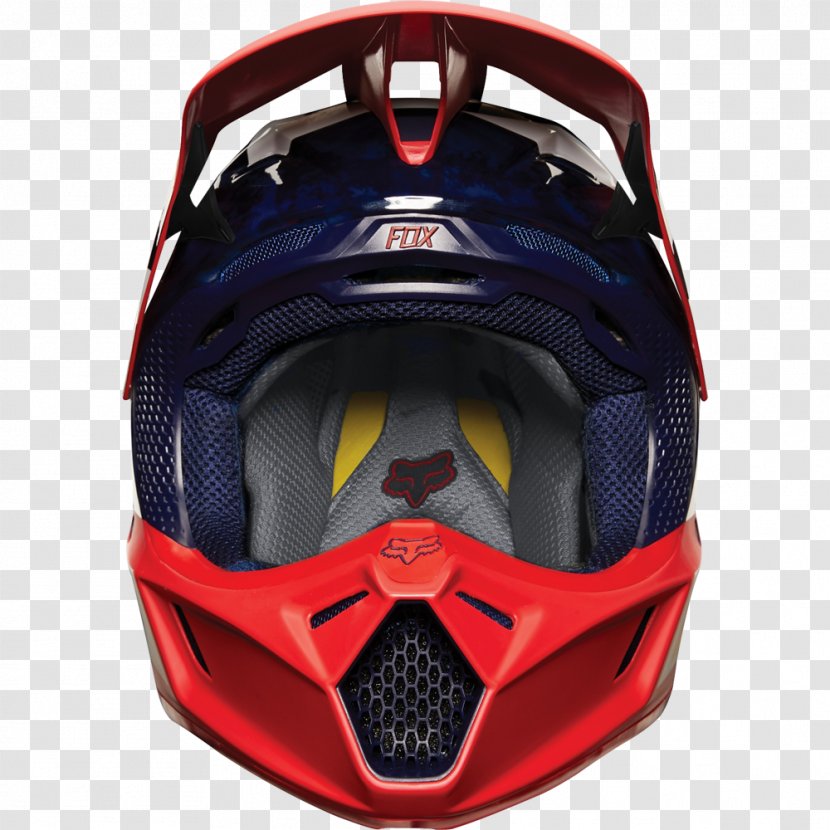 Motorcycle Helmets Visor Fox Racing - Red Transparent PNG