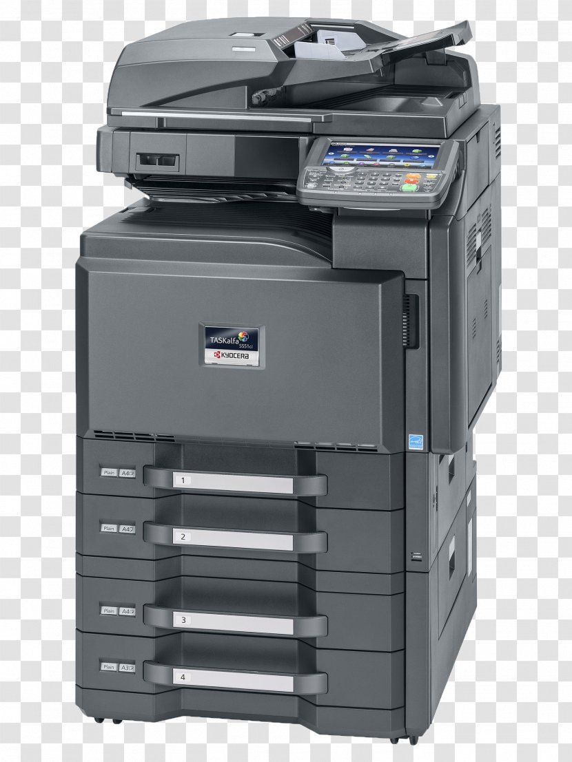 Multi-function Printer Photocopier Kyocera Document Solutions - Printing Transparent PNG