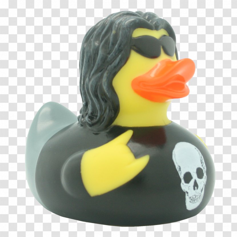 Rubber Duck Heavy Metal Natural Donald - Heart Transparent PNG