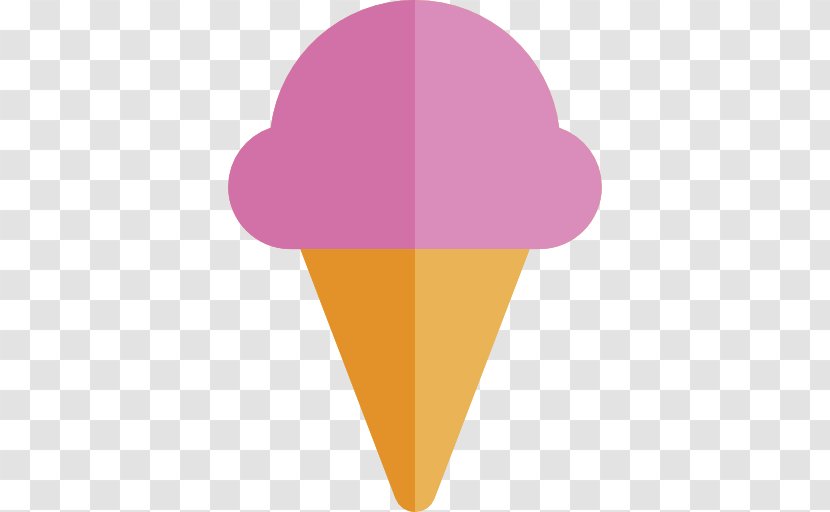Ice Cream Cone Purple Transparent PNG