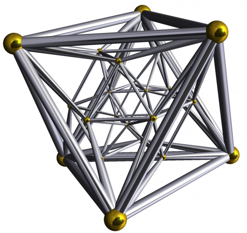 24-cell 4-polytope Four-dimensional Space Tesseract - Bicycle Frame - 24 Transparent PNG