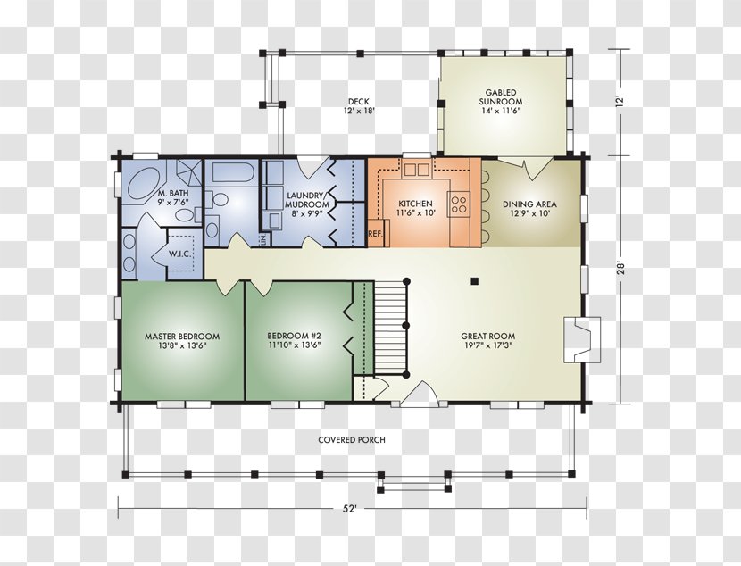 Floor Plan Ranch-style House Open Transparent PNG