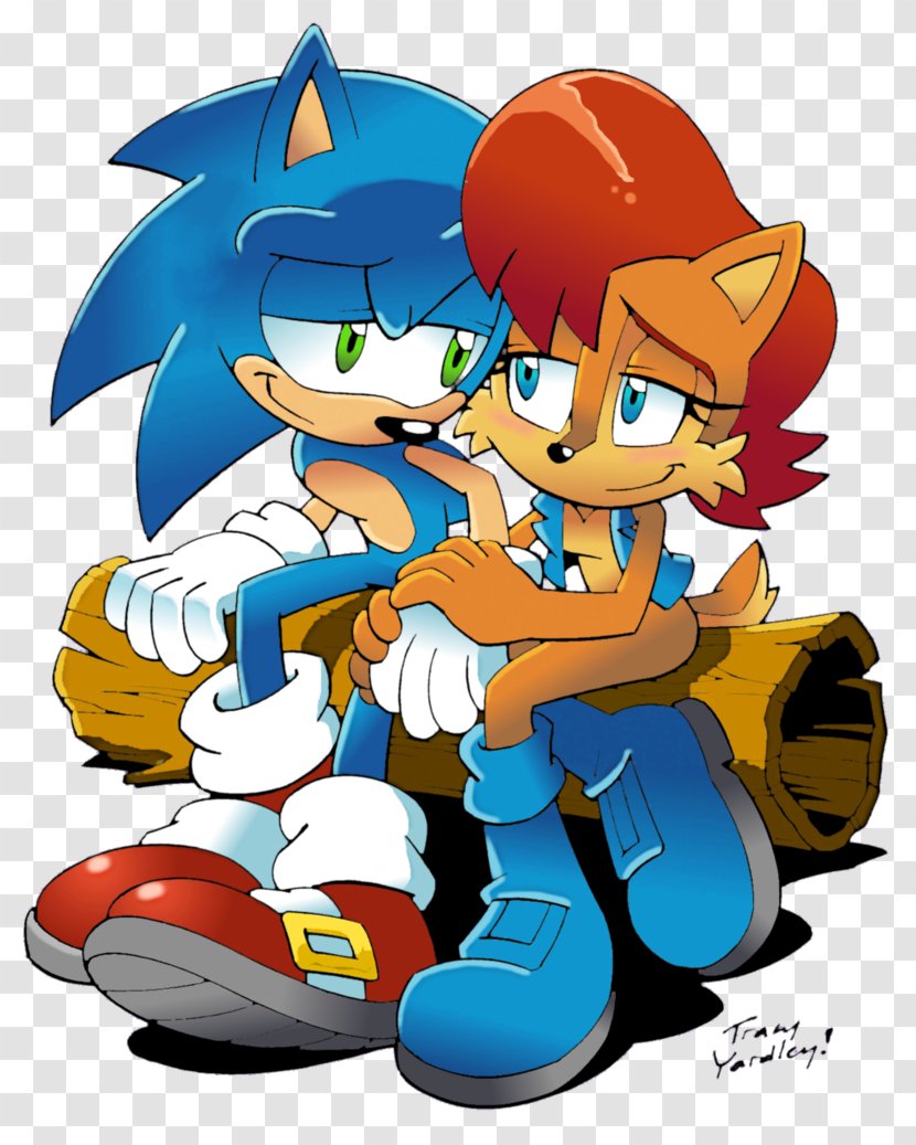 Princess Sally Acorn Amy Rose Sonic & The Hedgehog Drive-In - Heart Transparent PNG
