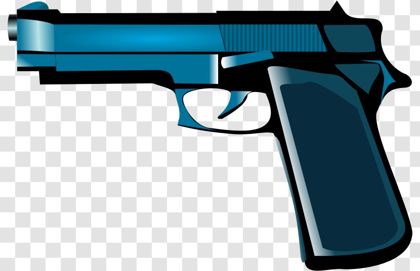Firearm Weapon Handgun Pistol Clip Art - Watercolor - Drill Press Cliparts Transparent PNG