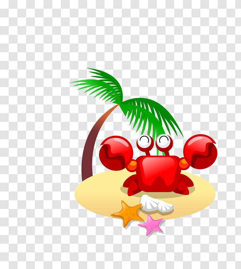 Crab Cdr Illustration - Flower - Red Sea View House Transparent PNG