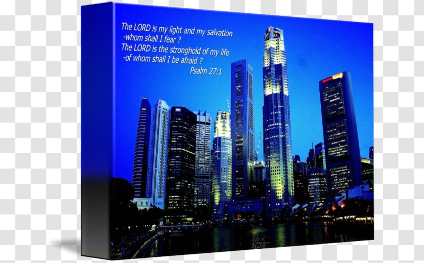 Skyscraper Display Advertising Skyline High-rise Building - Singapore City Transparent PNG