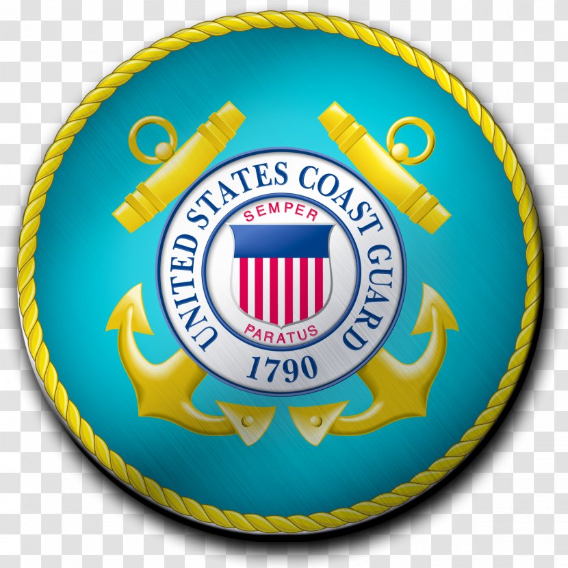 United States Coast Guard Academy Navy USCGC Eagle (WIX-327) Semper Paratus - Badge Transparent PNG