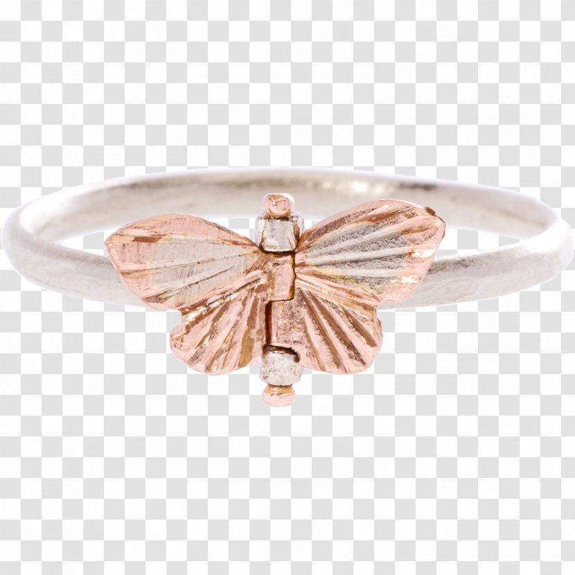 Earring Gold Butterfly Body Jewellery - Metal - Ring Transparent PNG