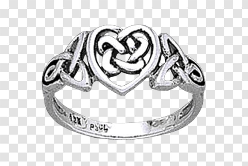 Claddagh Ring Celtic Knot Size Transparent PNG