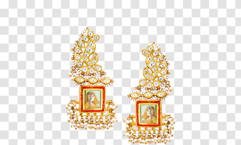 Earring Tanishq Jewellery Historical Period Drama Bollywood - Film - Ranveer Kapoor Transparent PNG