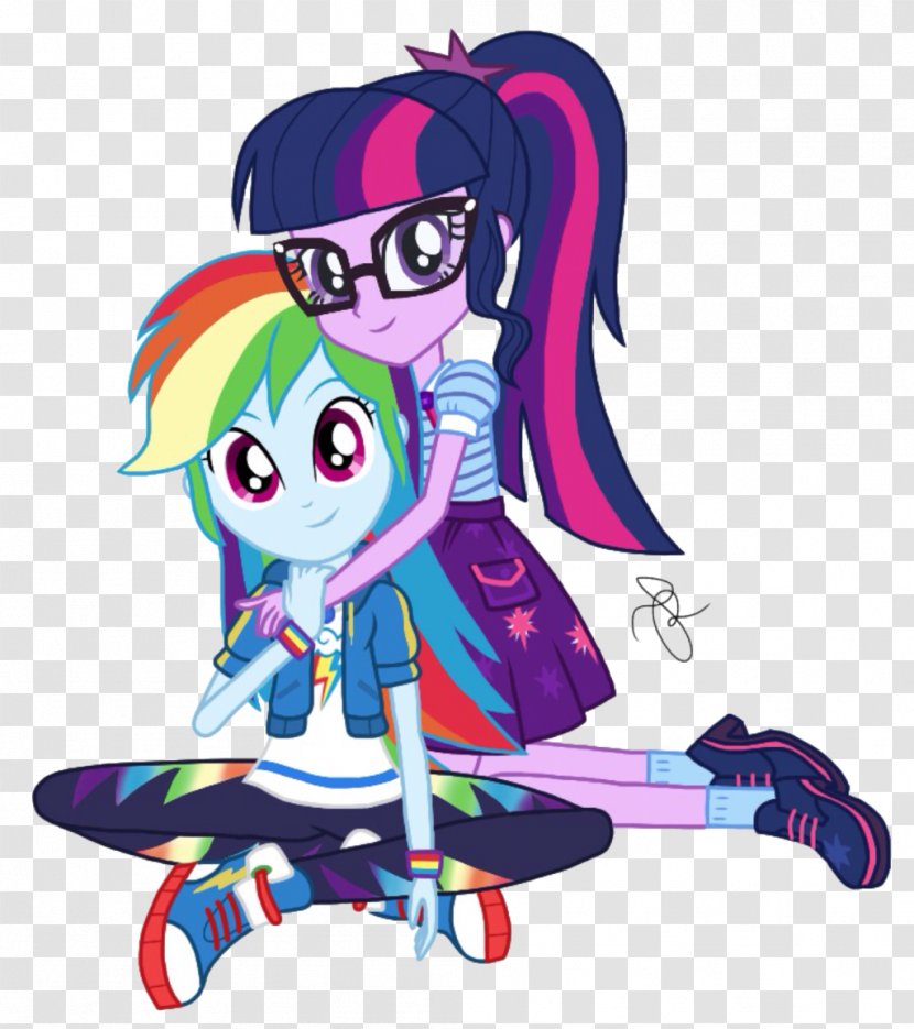 Twilight Sparkle Rainbow Dash Pinkie Pie My Little Pony: Equestria Girls - Flower - Human Canon Transparent PNG