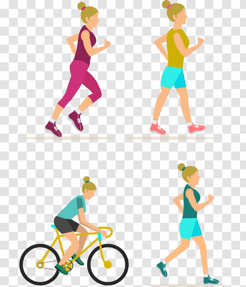 Physical Exercise Fitness Centre Stretching Icon - Joint - Woman Transparent PNG
