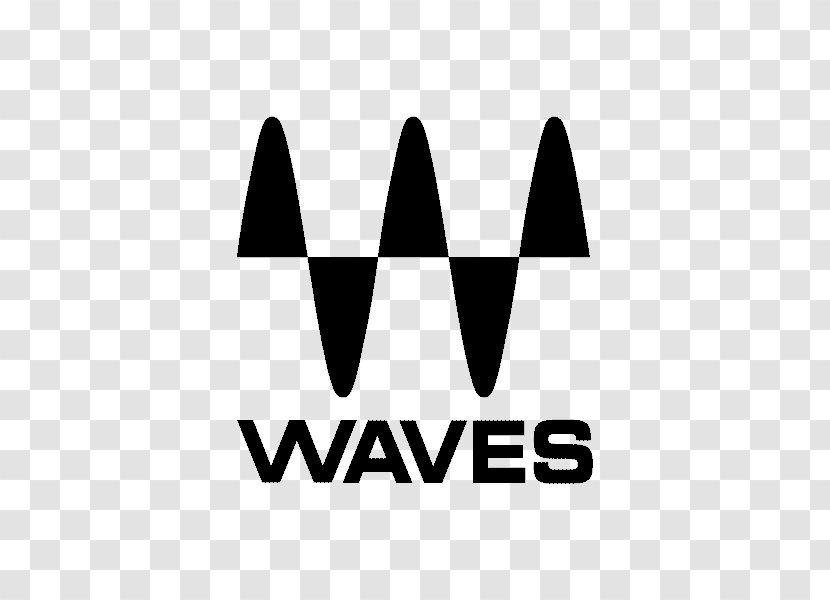Waves Audio Recording Studio SoundGrid Sound And Reproduction - Black White - Wave Logo Transparent PNG
