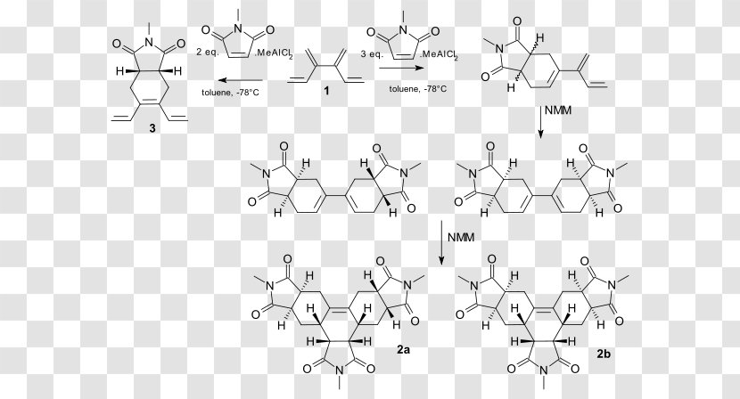 Dendralene Diels–Alder Reaction Polyene Maleic Anhydride Chemistry - Organism - Dielsalder Transparent PNG