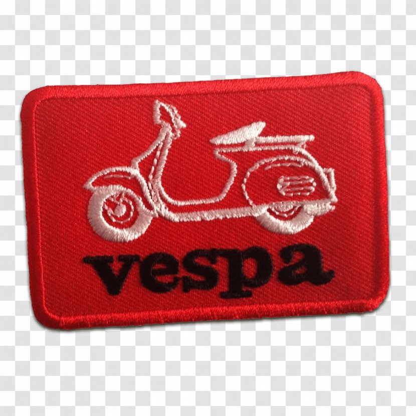 Embroidered Patch Iron-on Appliqué Vespa Embroidery - Fashion Accessory - Motorcycle Transparent PNG