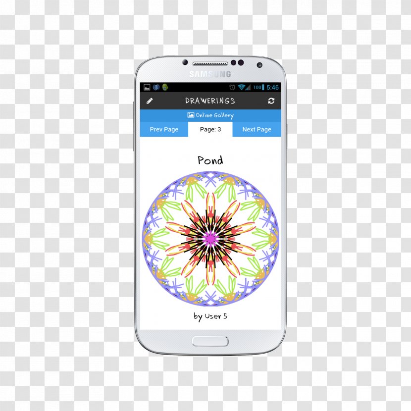 Kaleidoscope Mandala Drawings! Doodle Pad Pixasso Android - Coloring Book - Galaxy Transparent PNG
