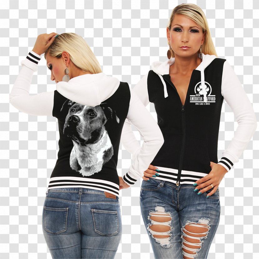 American Pit Bull Terrier Hoodie Staffordshire - Sleeve - T-shirt Transparent PNG