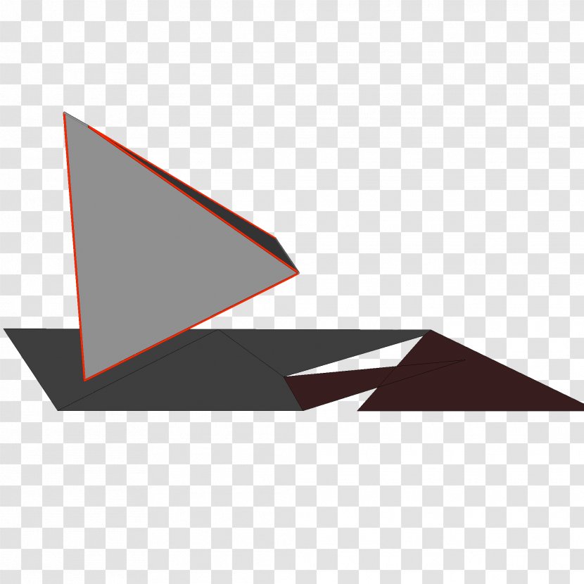 Triangle Brand - Maroon - Design Transparent PNG