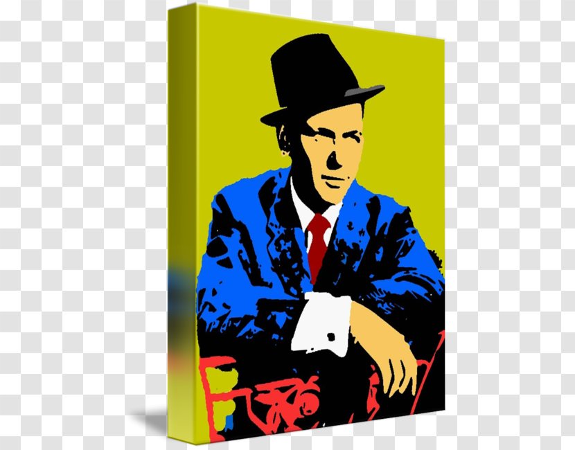 Frank Sinatra Pop Art Canvas - Frame Transparent PNG