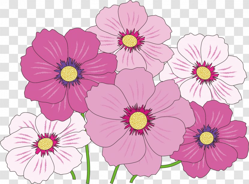 Flower Color Clip Art - Flowers Transparent PNG