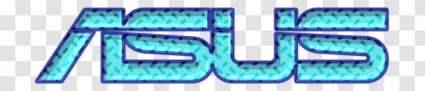 Asus Icon - Electric Blue Aqua Transparent PNG